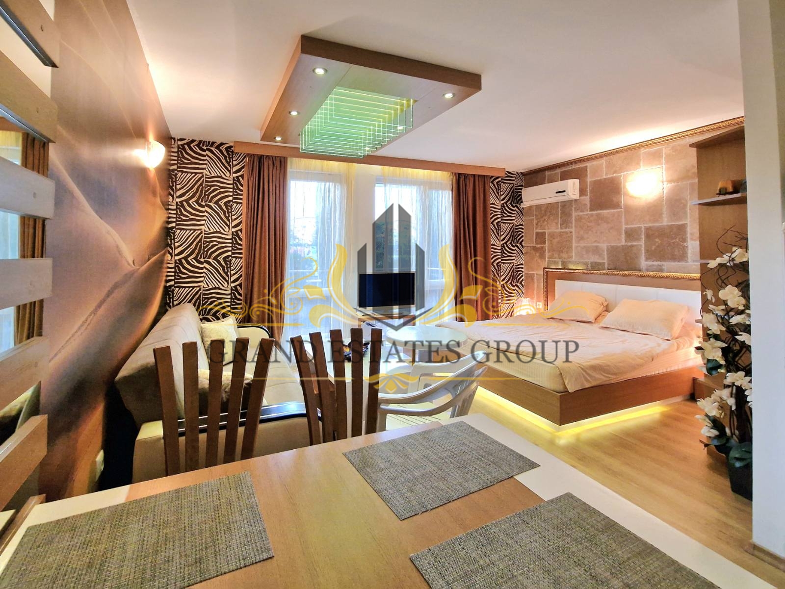 Студия в жилом комплексе на Солнечном Берегу.